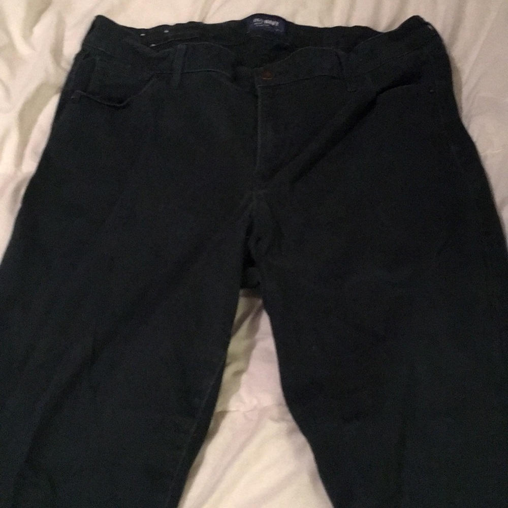 Old navy rockstar green jeans